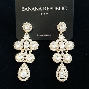 Banana Republic rhinestone earrings
